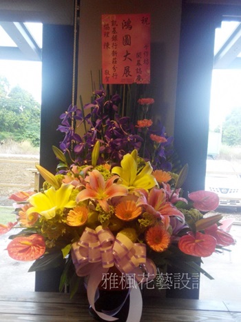 台中東區花店，牙醫診所開幕桌花台中南區花店