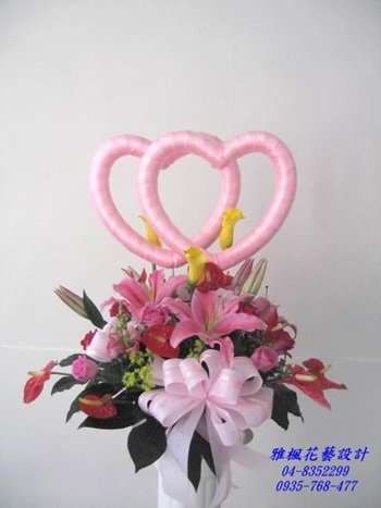 南投縣竹山鎮花店喜宴賀禮盆花，南投縣國姓鄉花店親戚結婚送花