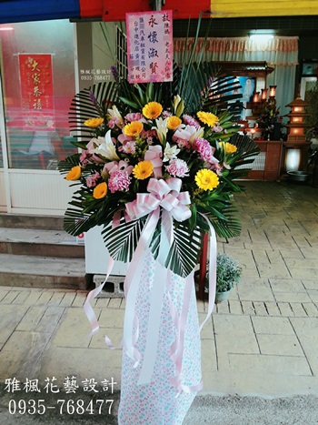 溪湖鎮花店喪禮花籃，大城鄉花店