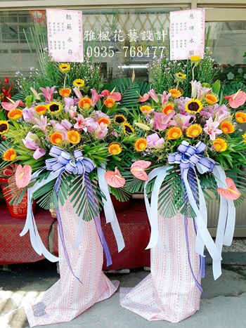 埔心花店，喪事花環芬園花店