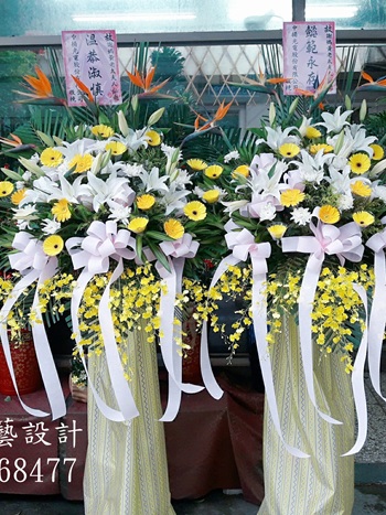 花壇鄉花店，追思弔慰高架花籃溪州鄉花店