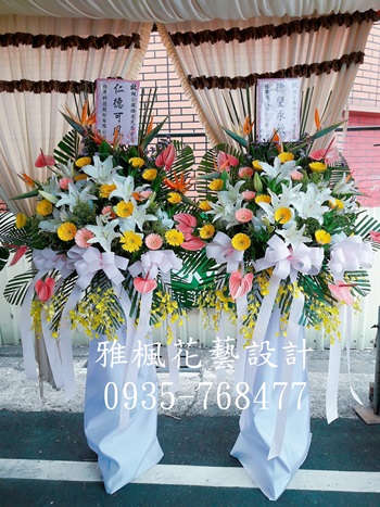 彰化花店，喪事花柱西螺花店