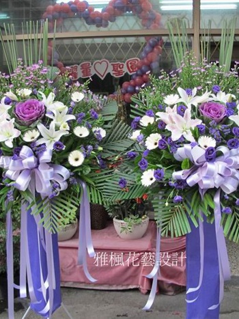虎尾花店喪事花柱，二水花店開幕花籃，彰化花店追思花禮