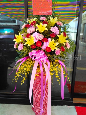 開幕花籃雅楓花藝設計_員林花店_彰化花店