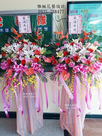 展覽演出羅馬花柱溪湖鎮花店，花壇鄉花店