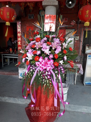 開幕花柱雅楓花店，溪州花店，彰化花店外送