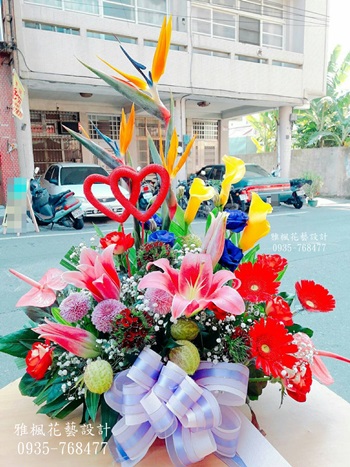 埔里花店2021年結婚桌花盆花，竹山花店