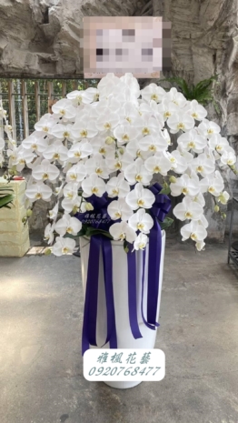 告別式蘭花盆栽外送崇德殯儀館台中殯儀館臺中市生命禮儀管理處崇德館40452台中市北區崇德路一段50號